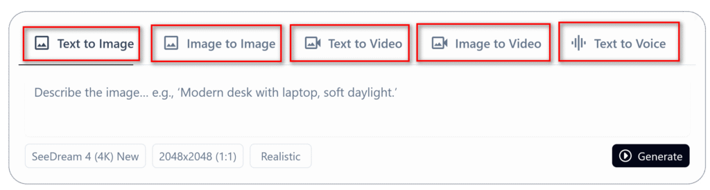 AI Video Generator Features